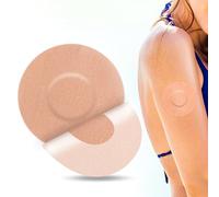 YOUSHARES Freestyle Libre 2 Sensor Covers Waterproof - 20 Packs Glucose Monitor Patch, Adhesive Patches, Skin Friendly CGM Sensor Patchs (Beige)