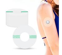 YOUSHARES Freestyle Libre 2 Sensor Covers Waterproof - 40 Packs Glucose Monitor Patch, Adhesive Patches, Skin Friendly CGM Sensor Patchs (Transparent)