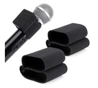 YOUSHARES Handheld Microphone Elastic Sleeve, Attach Rode Wireless GO 2 on Handheld Microphone (Shure SM58, Behringer XM8500) for Clearer Audio for Weddings,Toasts, Interviews and DJ Hosting(2pcs)