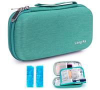YOUSHARES Insulin Cooler Travel Case Hard Shell - Diabetic Case for Insulin, Diavy Insulin Pen Case Medicine Cool Bag for Diabetes Supplies (Green)