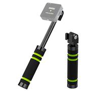 YOUSHARES Interview Microphone Handle - Rode Interview Go Handheld Metal Retractable Handle Reporter Dynamic Microphone for Interviews, Compatible with Rode Wireless Go ii Microphone