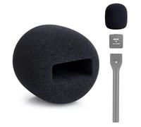 YOUSHARES Microphone Cover Foam Compatible with Rode Wireless Go II/PRO Suitable for Interview Go Handheld Adaptor, Replacement Rode Pop Filter to Blocks Out Plosives