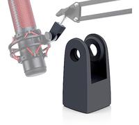 YOUSHARES Microphone Mount Adapter for HyperX QuadCast Boom Arm - 3/8" Screw Adapter, Precise and Wobble-free Connections, Designed for HyperX QuadCast Mic