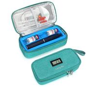 YOUSHARES Mounjaro Cooler Travel Case for Pen & Vials - Medicine Cool Bag with Real-time Temp Display, Insulin Cooler Travel Case with Ice Box, Peptide Case Fridge for GLP-1 Ozempic, TSA Approved