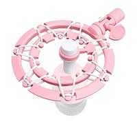 YOUSHARES Razer Seiren Mini Shock Mount - Shockmount Matching Mic Boom Arm Advanced Vibration Blocking, Noise Repelling Compatible with Razer Seiren Mini Microphone (Pink)