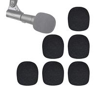 YOUSHARES SM58 Windscreen - Pof Filter Foam Windscreen Microphone Cover Compatible with Shure SM58S SM58-LC Ball Type Mic to Reduce Wind Noises by (6 Pack）