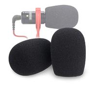 YOUSHARES VideoMicro Windscreen Foam Filter - Wind Shield Deadcat Fits Rode VideoMic Me Me-L Compact Microphone (2 Pack)