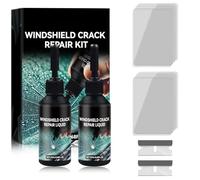 YOUSHEME 2PCS Windshield Crack Repair Kit,2025 New Car Windshield Crack Repair Kit or Chips Cracks,Glass Cracks Gone Repair Kit, Glass Repair Liquid Rock Chip Repair Kitfor Automotive Windscreen Too