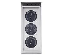 Youshiko 3 in 1 (Latest 2026 Version) Weather Station for Indoor and Outdoor use, Barometer Thermometer Hygrometer with stainless steel frame (Black)