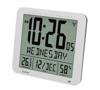 Youshiko Large Radio Controlled Wall Clock With Large 3.27 Inches Time Digits