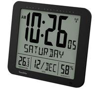 Youshiko Large Radio Controlled Wall Clock With Large 3.27 Inches Time Digits