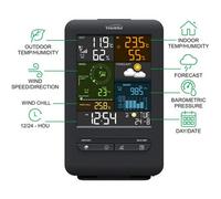 Youshiko Professional Weather Station Yc9465 , Radio Control Clock ( Uk Version ) , 5-In-1 Wireless Sensor