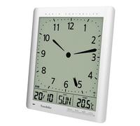 Youshiko Radio Control Large Lcd Digital Analog Style Wall Clock