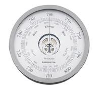 Youshiko Traditional Barometer, Stainless Steel Surround Weather Forecaster, 2026 Version (Silver)