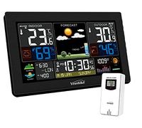 Youshiko XL YC9445 (Official 2025 UK Version) Weather Station Radio Controlled Clock, Indoor Outdoor Temperature, Humidity, Barometric Pressure, Sunrise/Sunset Times