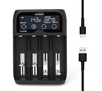 Youshiko YC5500 New 2026 UK Version USB Intelligent Smart battery charger NI-MH/CD Li-ion LiFePo4 battery