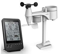 Youshiko YC9389 Weather Station (Official 2026 UK Version) RC Professional 7-in-1 Wireless Sensor, Wind speed & direction, Rainfall Temp, Humidity, UV index, Light intensity reading