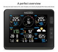 Youshiko Yc9391 ( Official Uk Version) Professional 7-In-1 Weather Station Wifi Internet