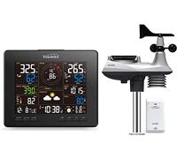 Youshiko YC9392 Weather Station HD (Official 2026 UK Version) WIFI Internet WU & WC, Professional Advanced 7-in-1 Wireless Sensor, Wind speed/direction Rainfall Temperature Humidity UV & sunburn