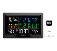 Youshiko Yc9442 Weather Station, Radio Controlled Clock (Official Uk Version), Temperature Humidity, Barometric Pressure