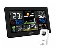 Youshiko YC9445 (Official 2022 UK Version) Wireless Weather Station Radio Controlled Clock