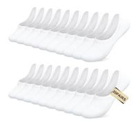 YouShow Invisible Socks Mens 9-12 White Ladies Trainer Socks Multipack 20 Pairs Thin Cotton Anti Sweat