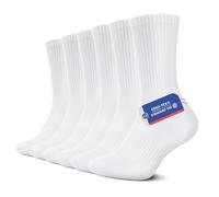 YouShow Mens Socks 12-14 Uk Men's Socks & Hosiery Welly Socks Warm Socks Men White Gym Socks Womens Men's Running Socks Padded Socks 6 Pairs Anti Sweat Socks Women's Athletic Socks