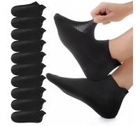 YouShow Mens Socks Size 9-12 Uk Black Ankle Socks Mens Sports Socks Size 9-12 Uk 10 Pairs Trainer Socks Mens Athletic Socks Cotton Running Breathable Anti Blister Socks Men