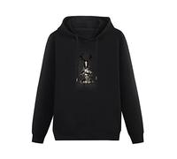 YOUSICHUANG The Stag Hannibal Lecter Hoody Unisex Ptinted Hoodies Long Sleeve Men's Hooded with Pocket Black M