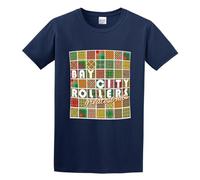 YOUSIJIE Bay City Rollers Greatest Hits Rerecorded Mens 100% Cotton Tshirt Size M Navy Blue
