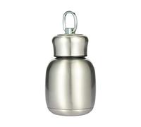 YOUSIS 200ml Mini Stainless Steel Insulated Water Bottle Vacuum Flasks Coffee Milk Drinking Cup Leak-Proof Hot Cold Thermal Bottle Travel Drink Bottle for Home Outdoors (Silver)