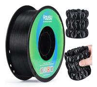 YOUSU 85A TPU Flexible Filament Black 1kg 1.75mm | Smooth Finish, Less Layer Lines, Perfect for Phone Cases, Wearables & Functional Model Parts