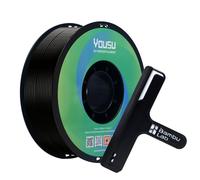 YOUSU Injection-Like ABS+ 3D Filament, Strong & Warping-Free for Big Parts, Compatible with AMS, 1.75mm, 1KG Spool (2.2 LBS), ABS Plus Black