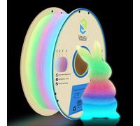 YOUSU PLA Filament Glow in The Dark Multicolor，Rainbow PLA Filament, Gradient 3D Printer Filament Color Change, 1kg(2.2lbs) Spool.