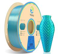 YOUSU Silk PLA Filament 1.75mm Dual Color 3D Printer Filament, Shiny Silver Bronze Coextrusion PLA with +/ - 0.03mm Precision for FDM 3D Printers, 1kg Spool with Vacuum Sealed Pack (1)
