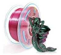 YOUSU Two-Tone PLA Filament, 1.75 mm, Silk Purple/Green, FDM Printers, 1 kg