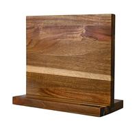 YOUSUNLONG Magnetic Knife Block - Magnetic Knife Holder - Magnetic Knife Stand - Double Sided Magnetic Acacia Wood - Holds 10 inch Knives - Large Cutlery Display Stand and Storage Rack