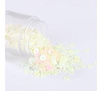 YOUTAI 10g/Pack 2-6mm Multi Size Flat Round Loose Sequins For Craft PVC Matte&Cream Sequin Paillettes Sewing Wedding Dress Accessories