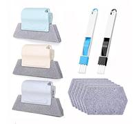 YOUTAI Window Groove Cleaning Brush Set, Magic Window Slot Crevice Track Cleaning Brush Hand-held Groove Gap Cleaning Tools Set