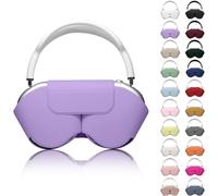 Youtec for Apple Airpods Max Case,Headphones Protective Case for AirPod Max Supports Sleep Mode, Anti-Scratch and Anti-Dust,Airpod Pro Max by PU Leather,Purple 2