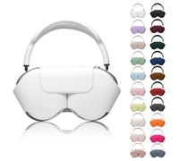 Youtec for Apple Airpods Max Case,Headphones Protective Case for AirPod Max Supports Sleep Mode, Anti-Scratch and Anti-Dust,Airpod Pro Max by PU Leather,White 2