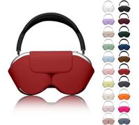 Youtec for Apple Airpods Max Case,Headphones Protective Case for AirPod Max Supports Sleep Mode, Anti-Scratch and Anti-Dust,Airpod Pro Max by PU Leather,Red 2