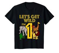 Youth 1 Year Old Zoo Birthday Party Safari Jungle Animal 1st Gift T-Shirt