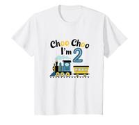 Youth 2nd Birthday Boy Two Train Girl Age 2 Year Old Daughter Son T-Shirt
