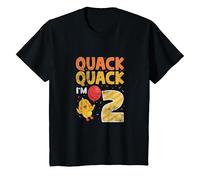 Youth 2nd Birthday Duck Quack Quack I'm 2 Two Years Old Distressed T-Shirt