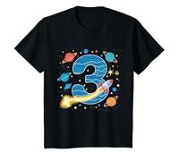 Youth 3rd Birthday Boys 3 Years Planets Space Birthday T-Shirt