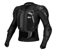 Youth Adults Motorcycle Full Body Armor Jacket Dirt Bike Protective Jackets, Chest Protection Off Road Gear for Motocross ATV MTB Racing Mountain Bike,Black-3XL