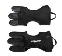 Youth Archery Glove - 3 Finger Tabs, Left and Right Hand Wearable, Comfortable Guards | Comfortable, Suitable for Men and Women, Compound Bow, Recurve Crossbow, Yes