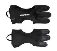 Youth Archery Glove - 3 Finger Tabs, Left and Right Hand Wearable, Comfortable Guards | Comfortable, Suitable for Men and Women, Compound Bow, Recurve Crossbow, Yes