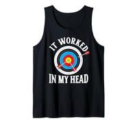 Youth Archery Lover It Worked in My Head Funny Archer Tank Top